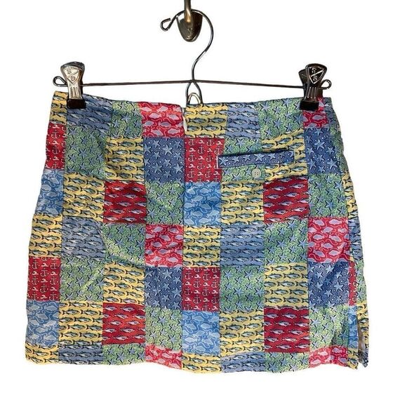 Girl’s Vineyard Vines Patchwork Skort, 8 - Picture 2 of 10